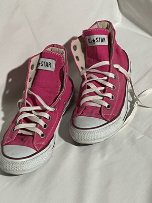 Μποτάκια All Star γνήσια Νο 37 μεταχειρισμένα, ροζ