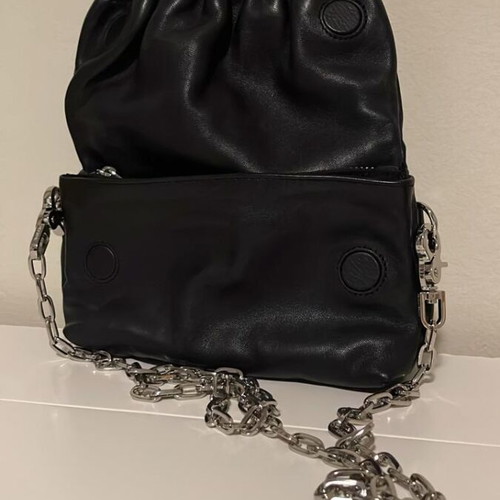 Zadig Voltaire Rockyssime XS black leather handbag like new