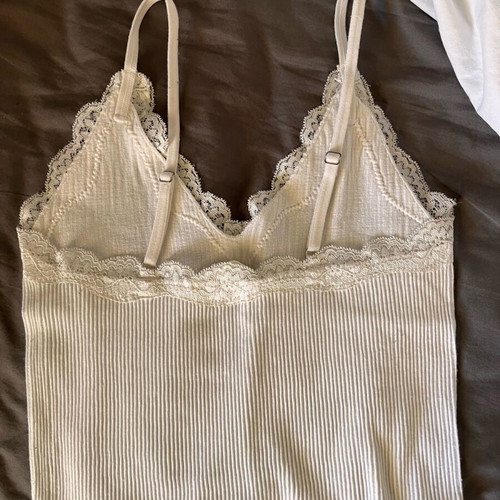 Pull & Bear lace top like new, white, size S