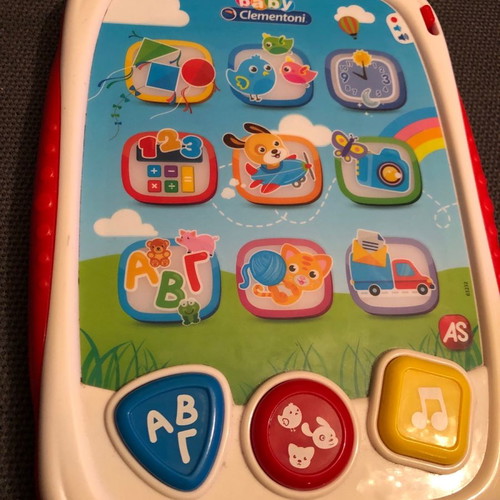 Clementoni tablet toy used