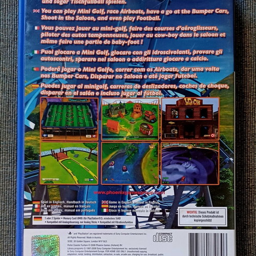 Roller Coaster Funfare PS2 game used, complete