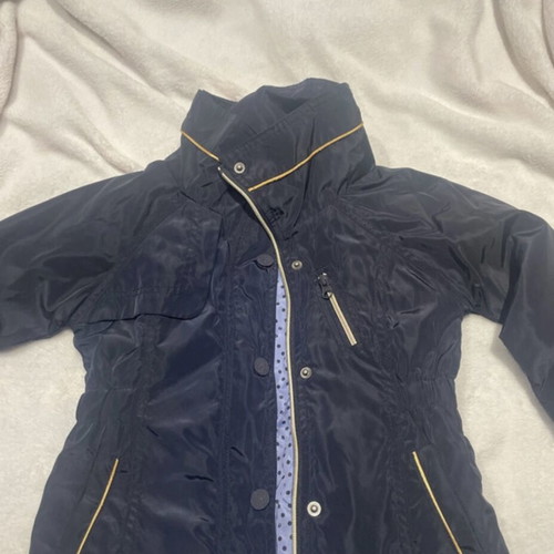 Grupo Coín dark blue rain jacket for girls 7-8 years new