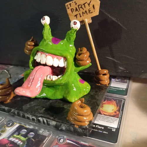 Digimon Numemon clay figure new, handmade painted with acrylics