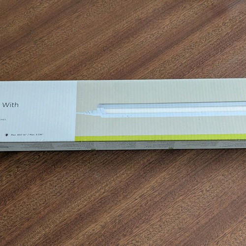 LED bar 54 cm with metal base and 3-position switch, new