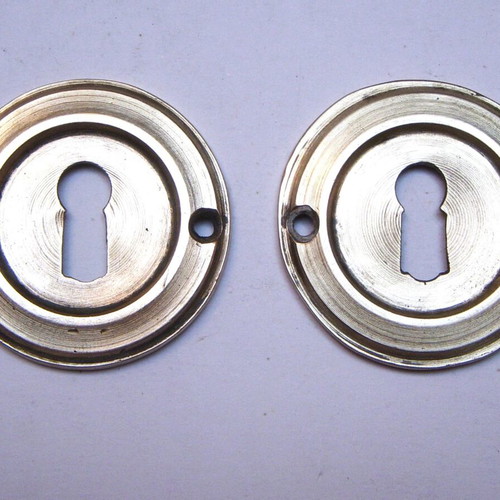 French door handle used, brass 19th century