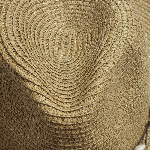 Straw Hat Terranova with Shells New, Ideal for Beach