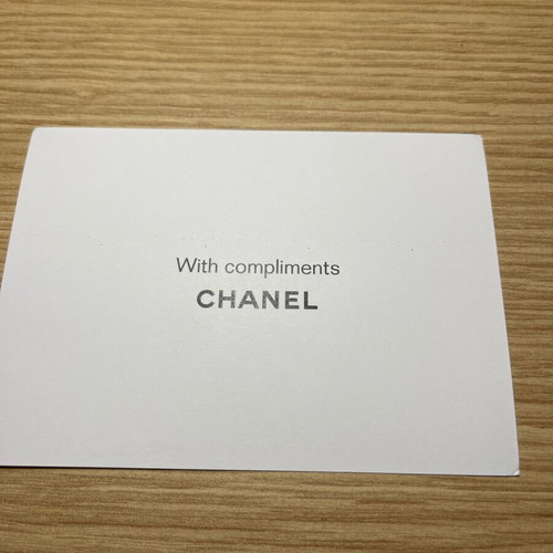 Authentic Chanel card new collectible from France