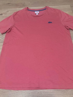 Lacoste Live Casual T-Shirt Mens Size M Pink like new