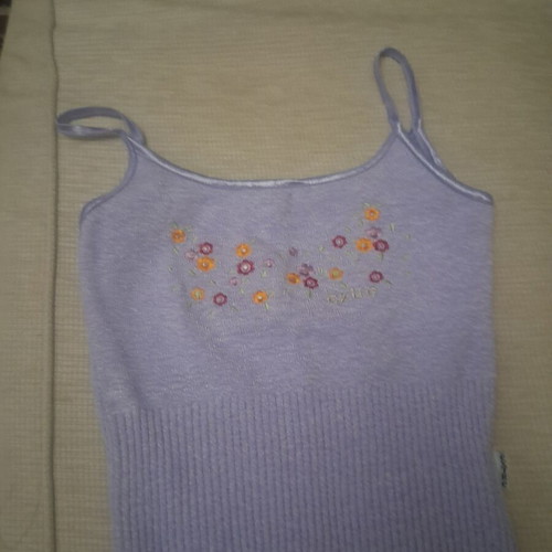 Lilac top and cardigan set, colorful