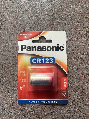 Panasonic CR123 battery new