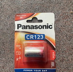 Panasonic CR123 battery new