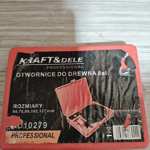 Kraft & Dele Holesaw Set with Diameter 64mm to 127mm for Wood, Tile, Plastic