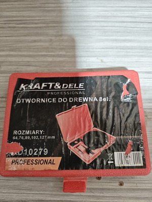 Kraft & Dele Holesaw Set with Diameter 64mm to 127mm for Wood, Tile, Plastic