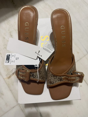 Guess brown mules, size 41, new with tags