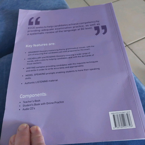English Book Practice Tests for Michigan ECCE B2 like new