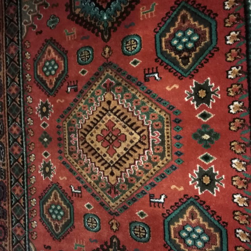 Egyptian Rug 2x3 Synthetic Yarn Antistatic With Rich Design