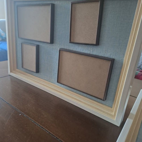 Magnetic wall photo frames 6 slots new, set of 2