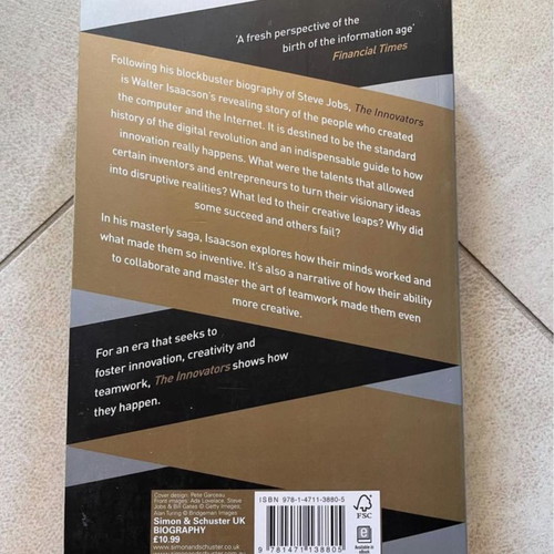 Book Innovators used in excellent condition