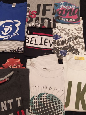 Μπλούζες κοντομάνικες μεταχειρισμένες για αγόρι 7 έως 10 ετών