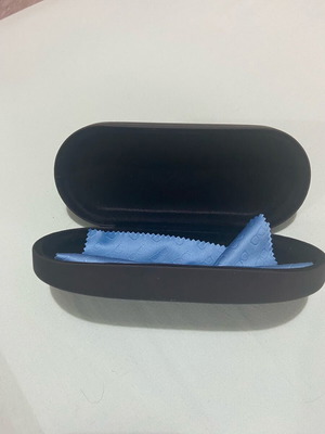 Glasses case like new, black