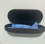 Glasses case like new, black