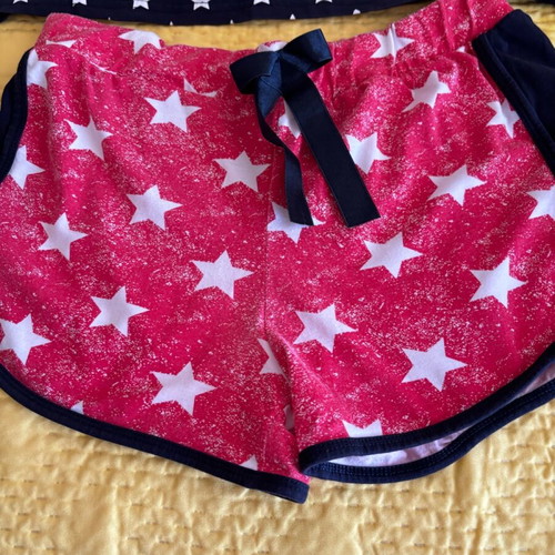 Pajama set like new, size M, blue and red