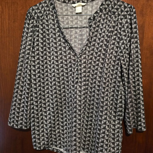 H&M shirt size S used, black and gray