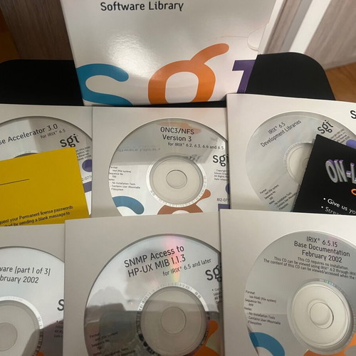 Sgi Silicon Graphics Irix 6.5.15 collection 2002 like new