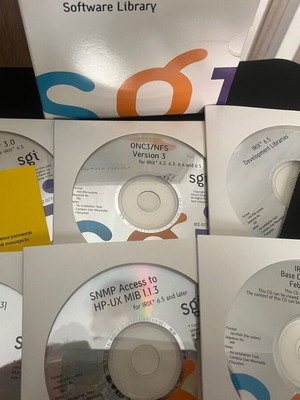 Sgi Silicon Graphics Irix 6.5.15 collection 2002 like new