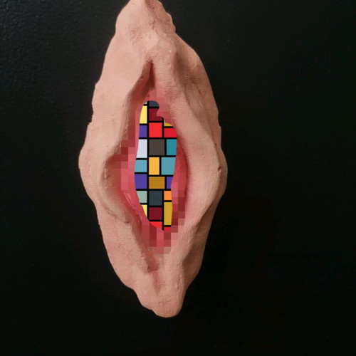 Handmade magnets new from plaster and acrylics