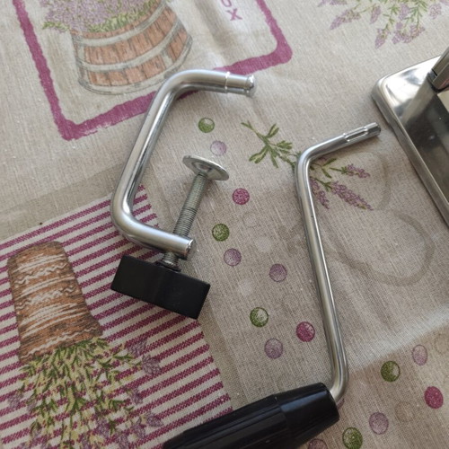Pasta and Dough Machine like new, adjustable thickness, nickel-plated steel