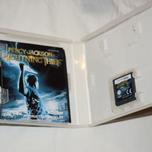 Percy Jackson & The Lightning Thief Nintendo DS game used, original box and booklet