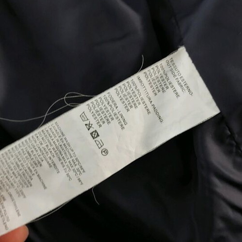 Prince Oliver Luxury Slim-Fit Quilted Jacket used, navy blue