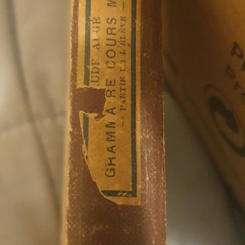 Grammaire French book used 1911