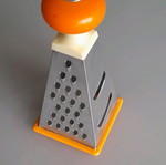 Cheese and vegetable grater used