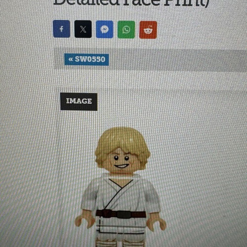 Lego mini figure Star Wars SW 0551