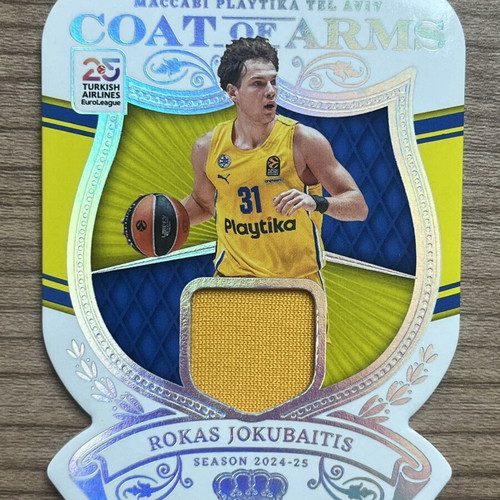 Panini Crown Royale Euroleague Basketball Rokas Jokubaitis Patch 2024-25 like new