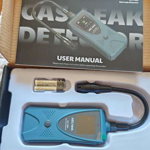 AEGTEST AGT-1385 Gas Leak Detector new, complete set