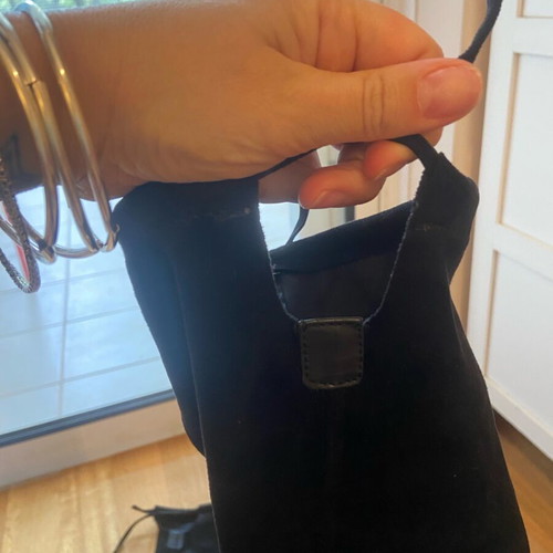 Feng Shoe over the knee boots black like new, size 37