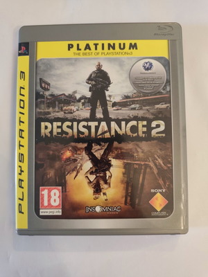 Resistance 2 Platinum PS3 game like new with manual