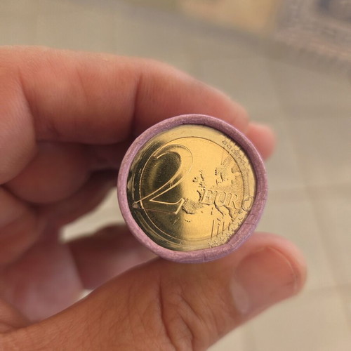 Roll of 25 commemorative 2 euro coins 100 Years from Maria Callas' Birth