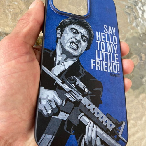 iPhone 16 Pro Max silicone case Scarface Tony Montana Al Pacino new