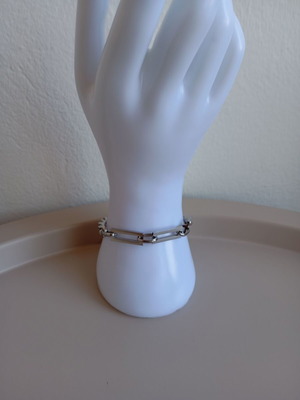 Bracelet made of stainless steel new, silver color