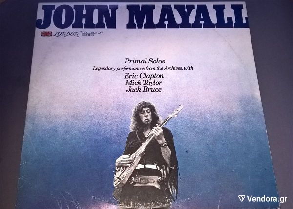  JOHN MAYALL-PRIMAL SOLOS 33RPM LP-Electric Blues,Blues Rock.