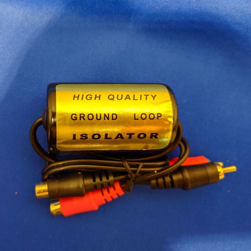 Ground Loop Isolator RCA Male to RCA Female