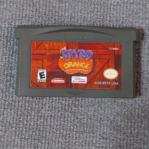 Spyro Orange The Cortex Conspiracy game for Game Boy Advance like new
