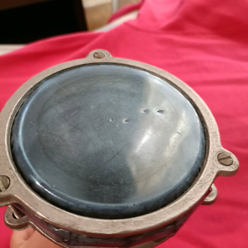 Dumbek used, small size, 11 cm diameter, 16 cm height