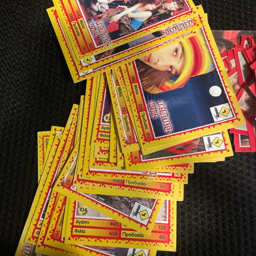 Rebelde Way Rebel Hearts Stickers and Cards Like New