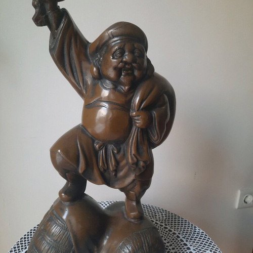 Iron peasant figure used