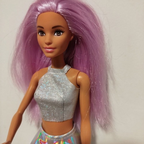 Barbie Pop Star doll Careers series with purple hair like new